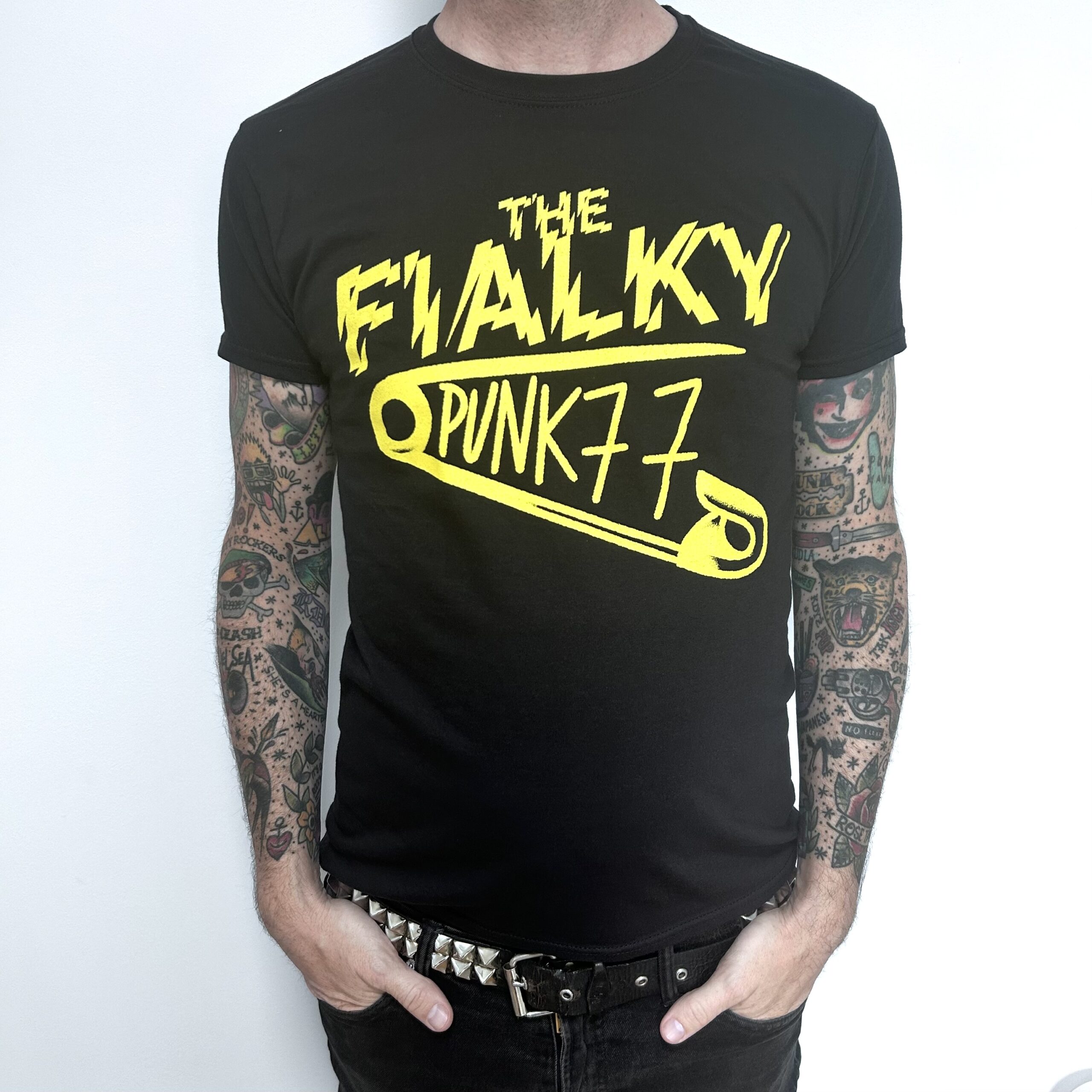 Pánské triko TATTOO PUNK77 černé