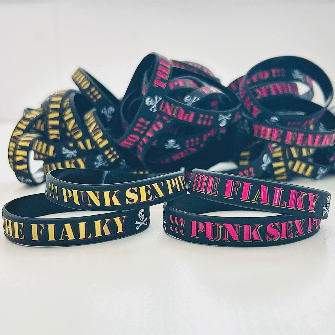 Gumové náramky PUNK SEX PIVO